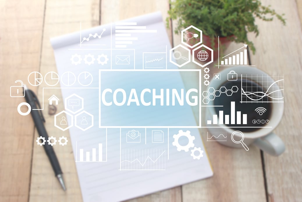 Coaching in Business Concept